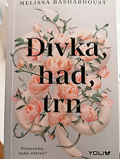 Dívka, had, trn