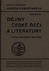 Dějiny české řeči a literatury