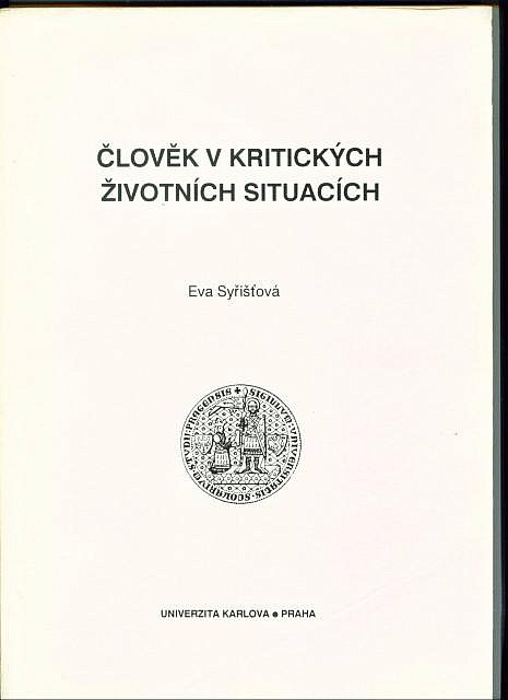 Člověk v krizových životních situacích