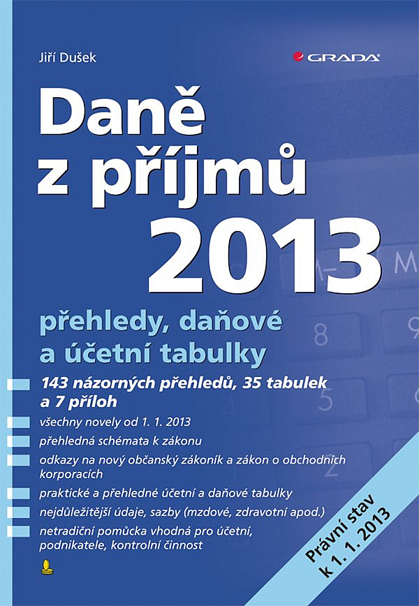 Daně z příjmů 2013