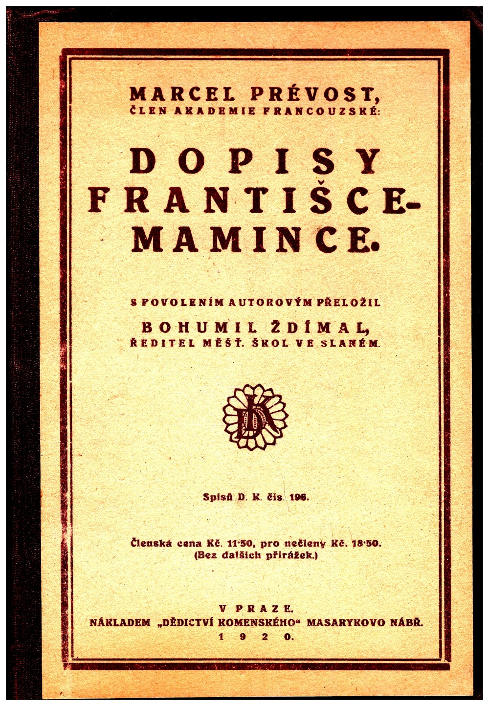 Dopisy Františce-mamince