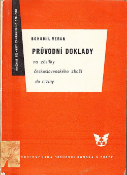 Průvodní doklady na zásilky československého zboží do ciziny