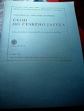 Úvod do českého jazyka