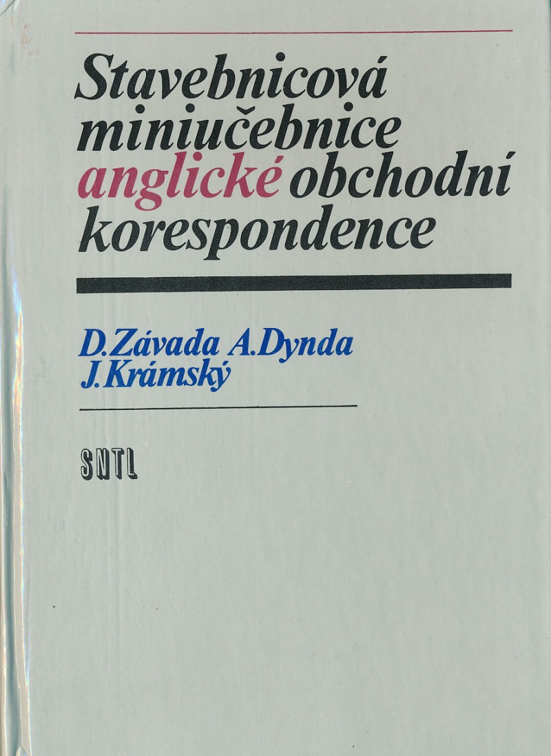 Stavebnicová miniučebnice anglické obchodní korespondence