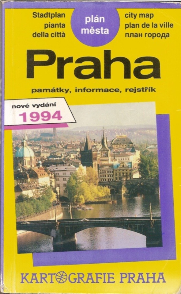 Praha - plán města