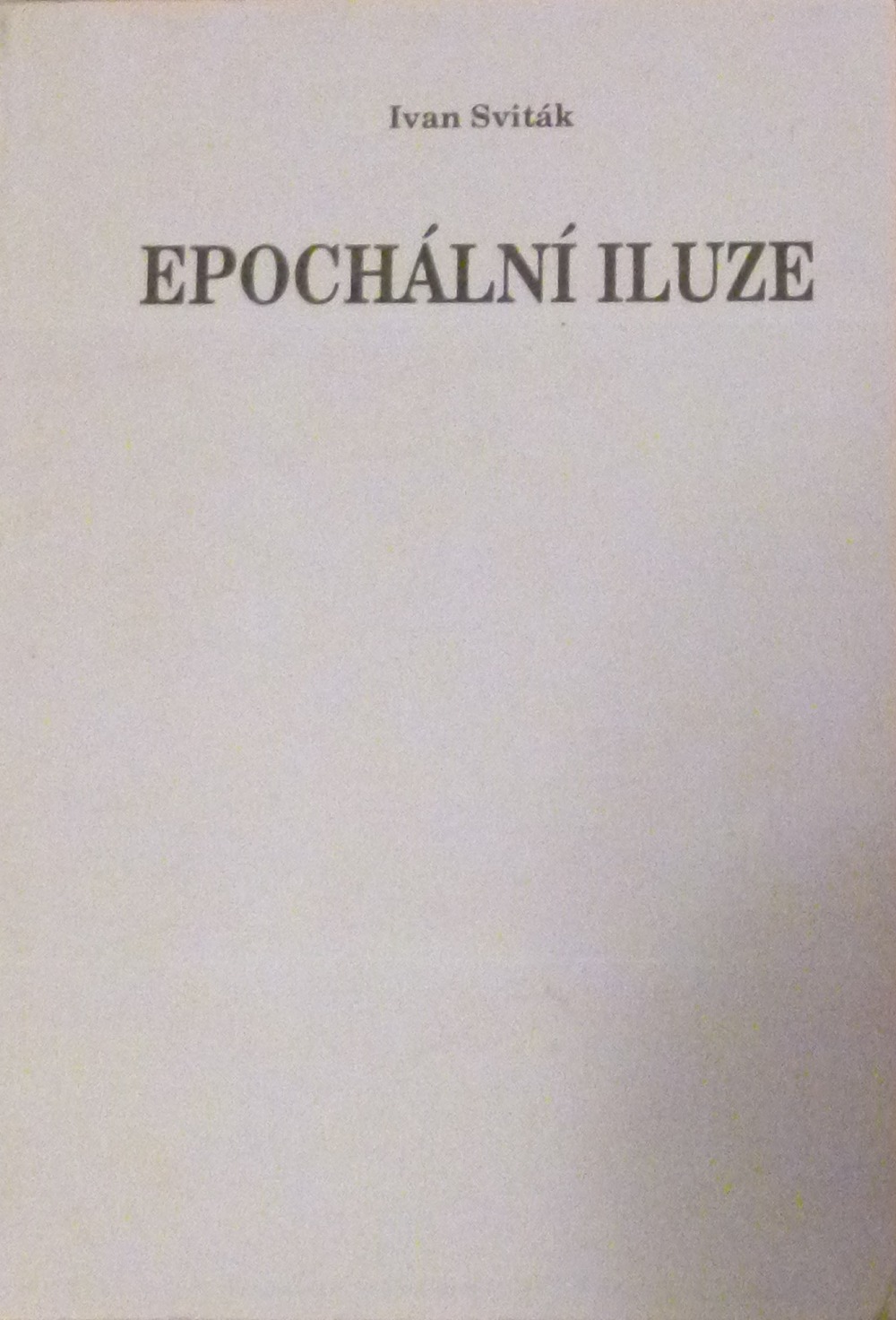 Epochální iluze