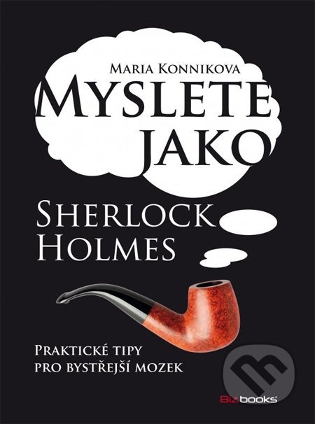 Myslete jako Sherlock Holmes - obálka knihy