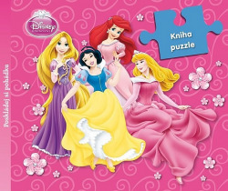 Disney princezny - Kniha puzzle