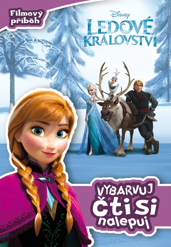 Ledové království - Filmový příběh - Vybarvuj, čti si, nalepuj