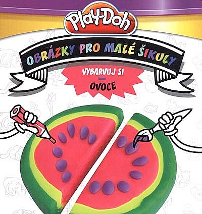 Play-Doh - Obrázky pro malé šikuly - Vybarvuj si ovoce