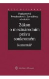 Zákon o mezinárodním právu soukromém - Komentář