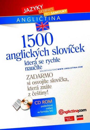 1500 anglických slovíček, která se rychle naučíte + CD MP3