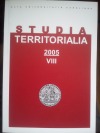 Studia Territorialia VIII: