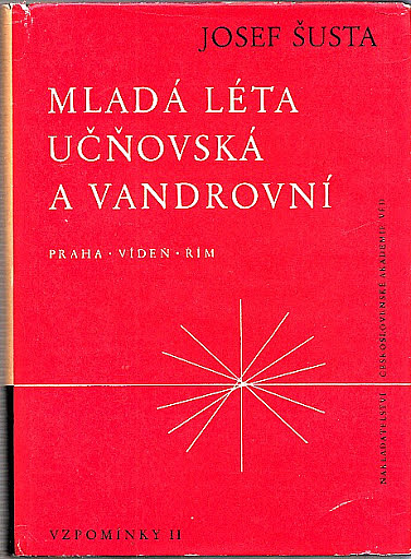 Mladá léta učňovská a vandrovní : Praha - Vídeň - Řím : vzpomínky II