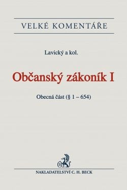 Občanský zákoník I - Obecná část (§ 1-654). Komentář