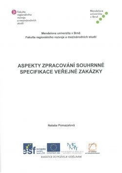 Aspekty zpracování souhrnné specifikace veřejné zakázky