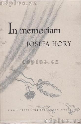 In memoriam Josefa Hory