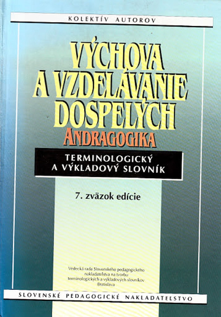 Výchova a vzdelávanie dospelých - Andragogika