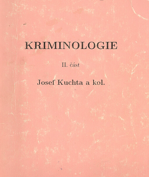 Kriminologie II.