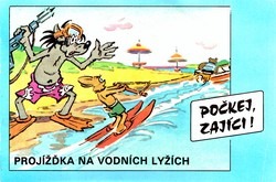 Počkej, zajíci! - Projížďka na vodních lyžích