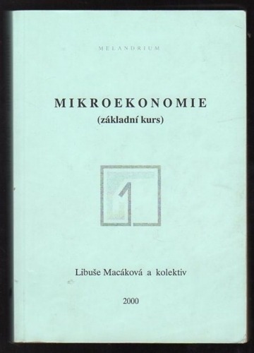 Mikroekonomie - základní kurs