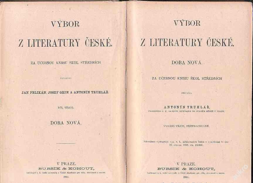 Výbor z literatury české - doba nová