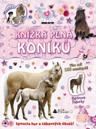 Knížka plná koníků - Samolepky a figurky