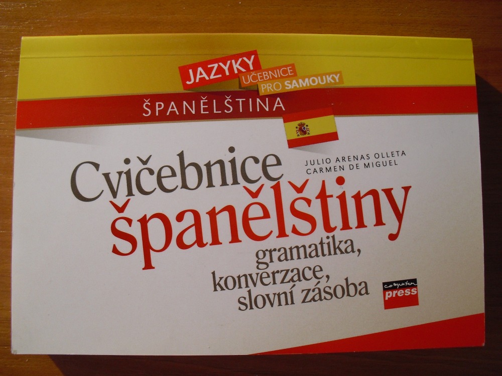 Cvičebnice španělštiny, gramatika, konverzace, slovní zásoba