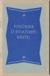 Poučenie o sviatosti krstu