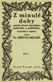 Z minulé doby našeho života národního, kulturního a politického