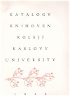 Katalogy knihoven kolejí Karlovy university