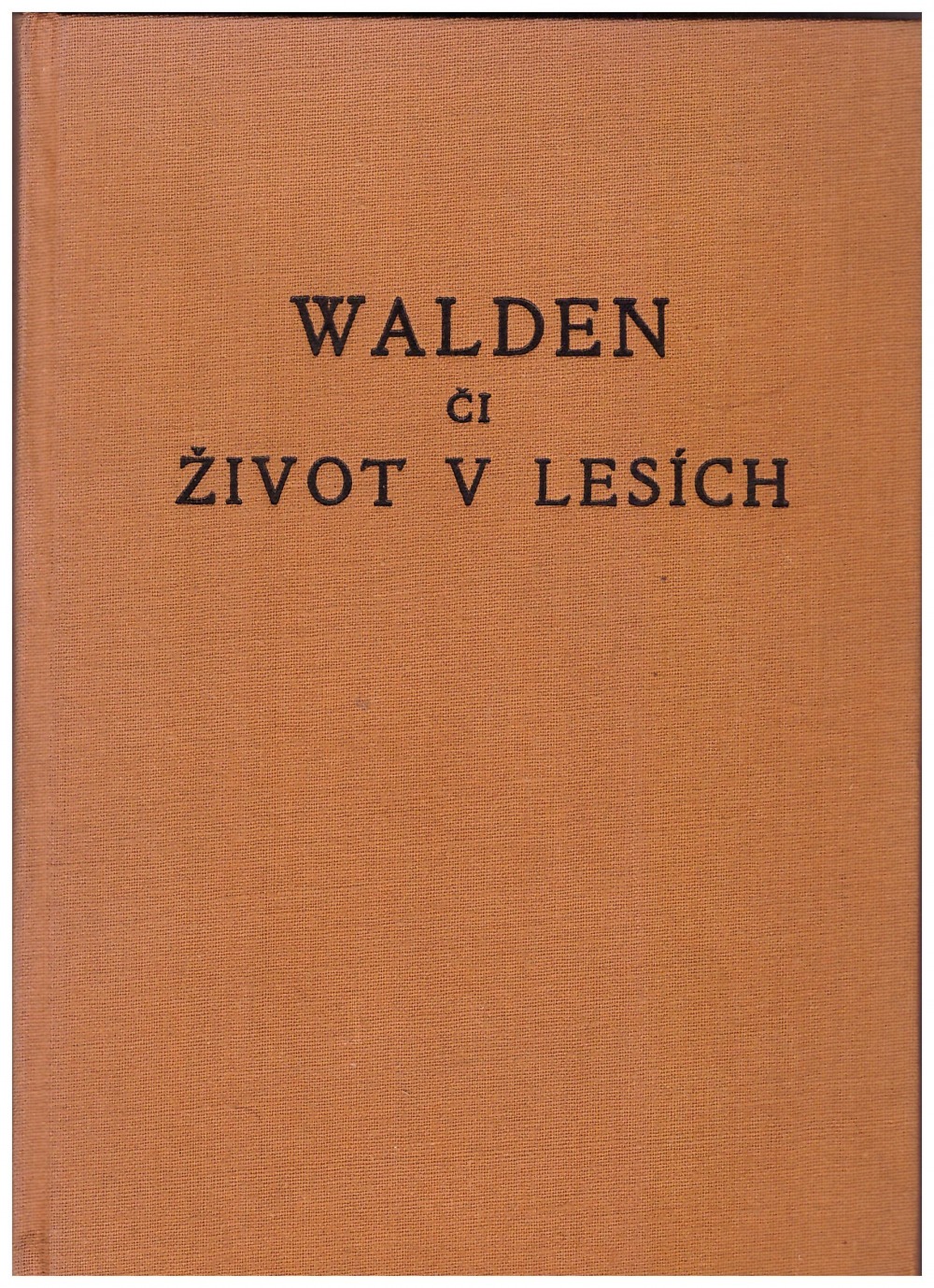 Walden či život v lesích