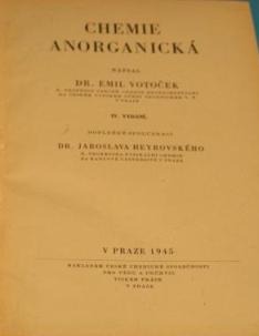 Chemie anorganická