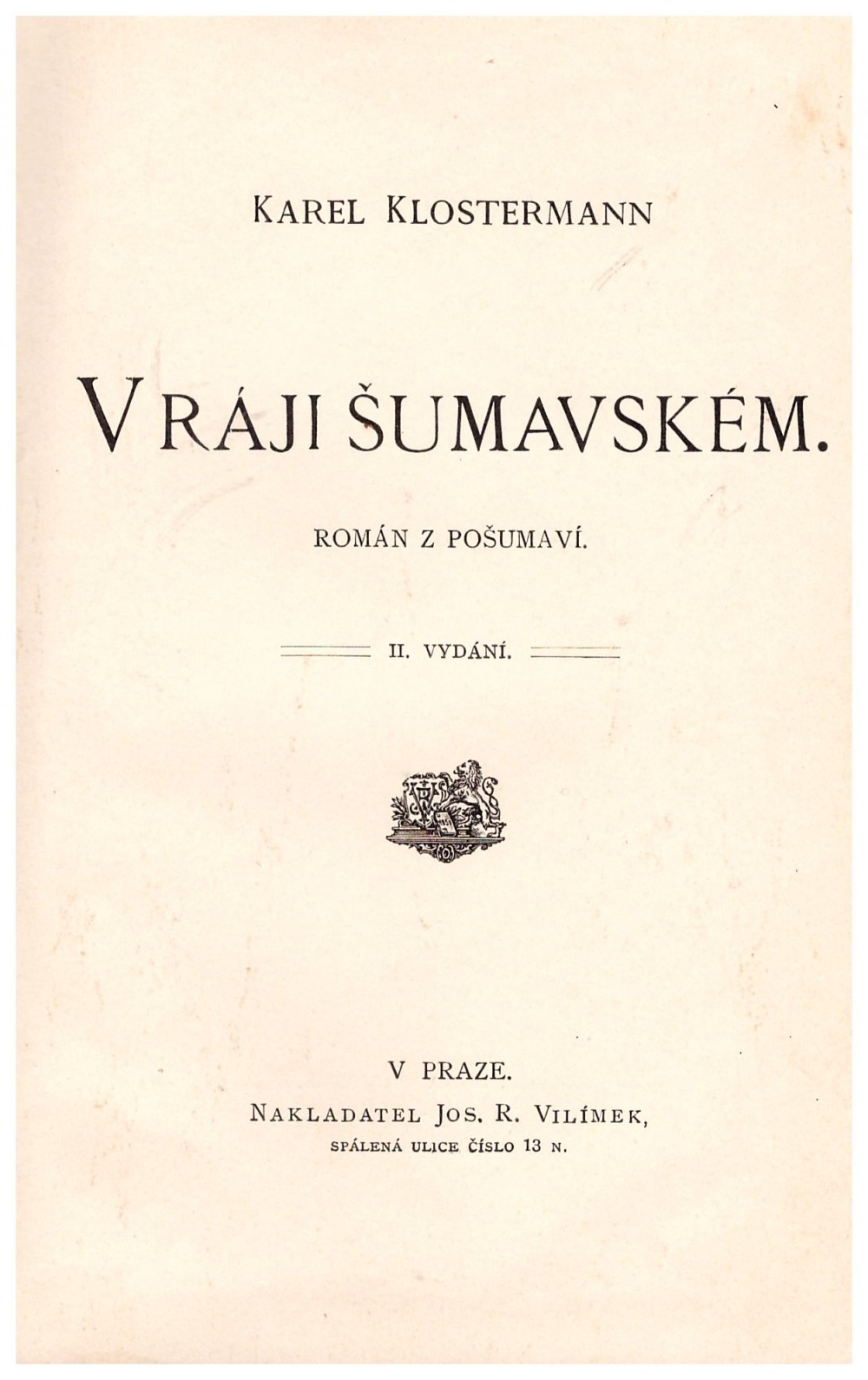 V ráji šumavském