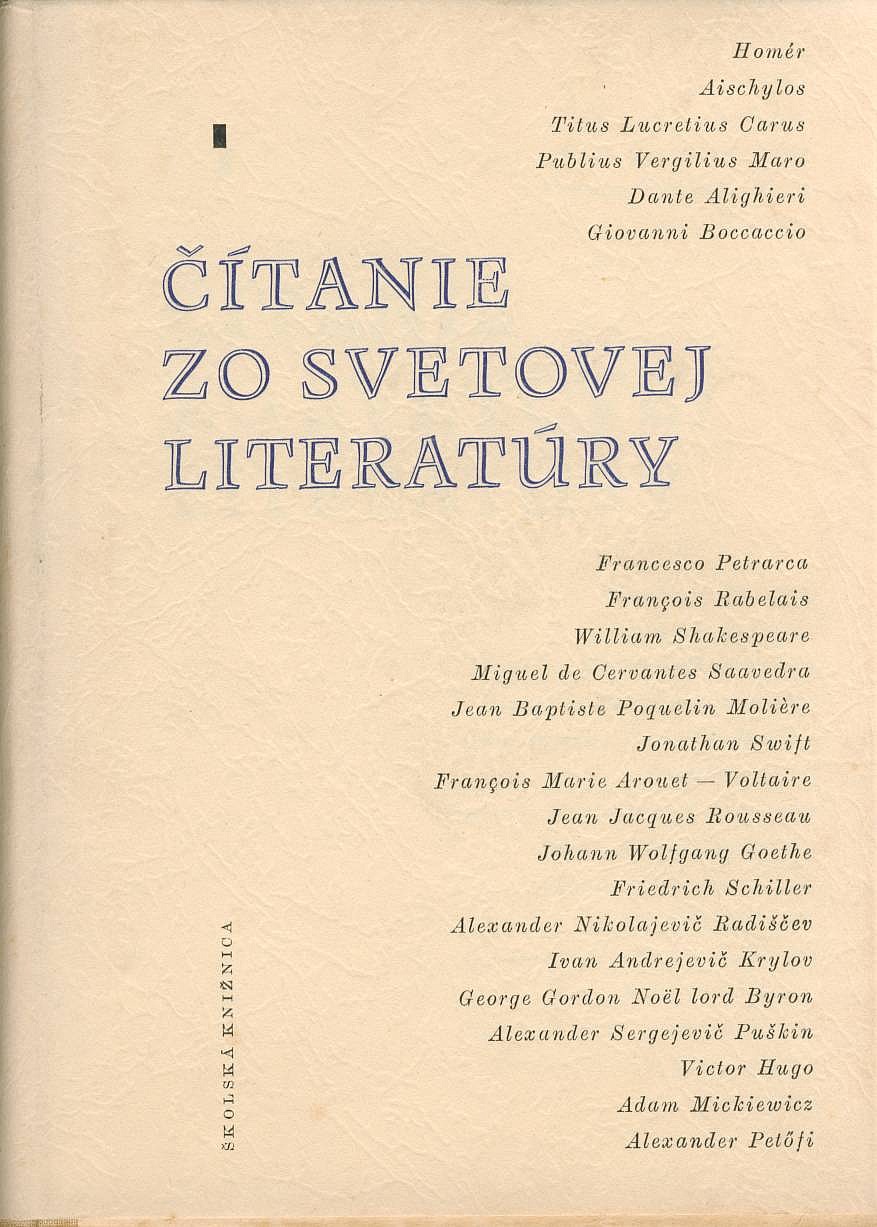 Čítanie zo svetovej literatúry