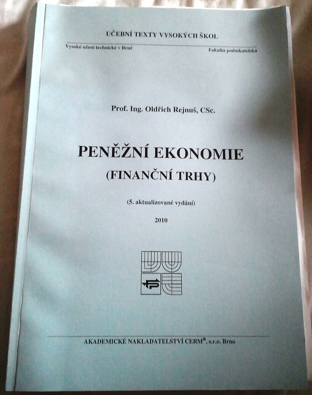 Peněžní ekonomie (finanční trhy)