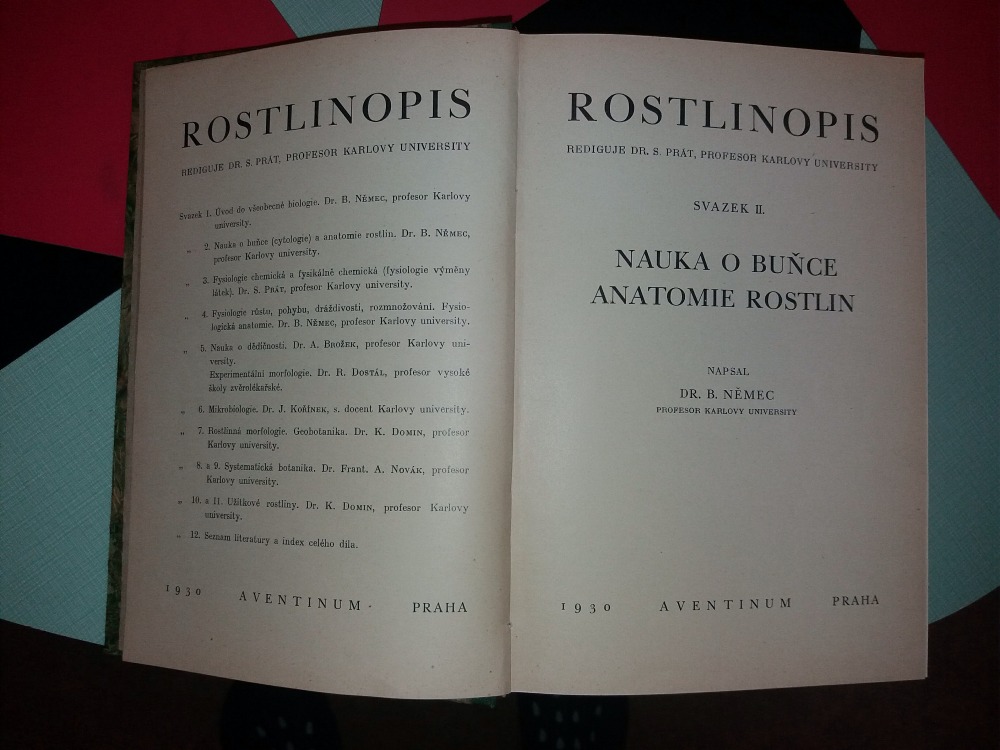 Rostlinopis, díl 2., Nauka o buňce, Anatomie rostlin