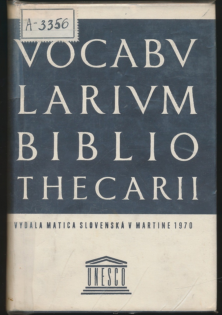 Vocabularium Bibliothecarii