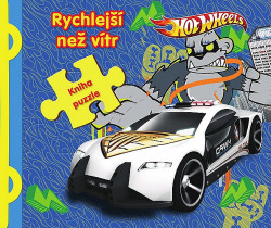 Hot Wheels - Kniha puzzle