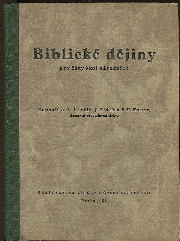 Biblické dějiny pro žáky škol národních