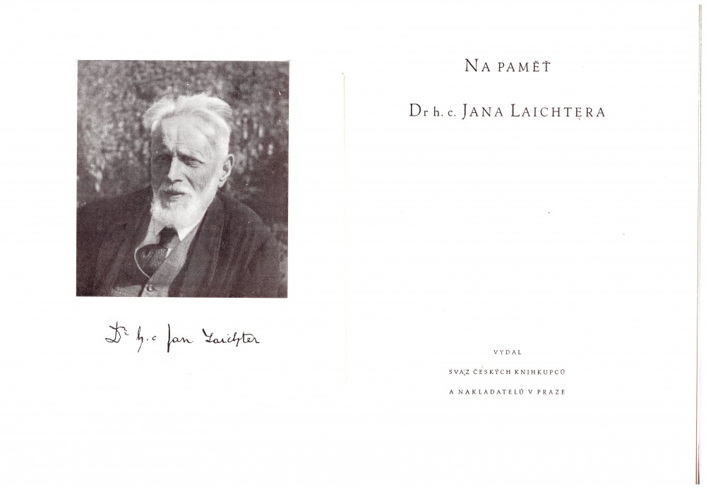Na paměť Dr. h.c. Jana Laichtera