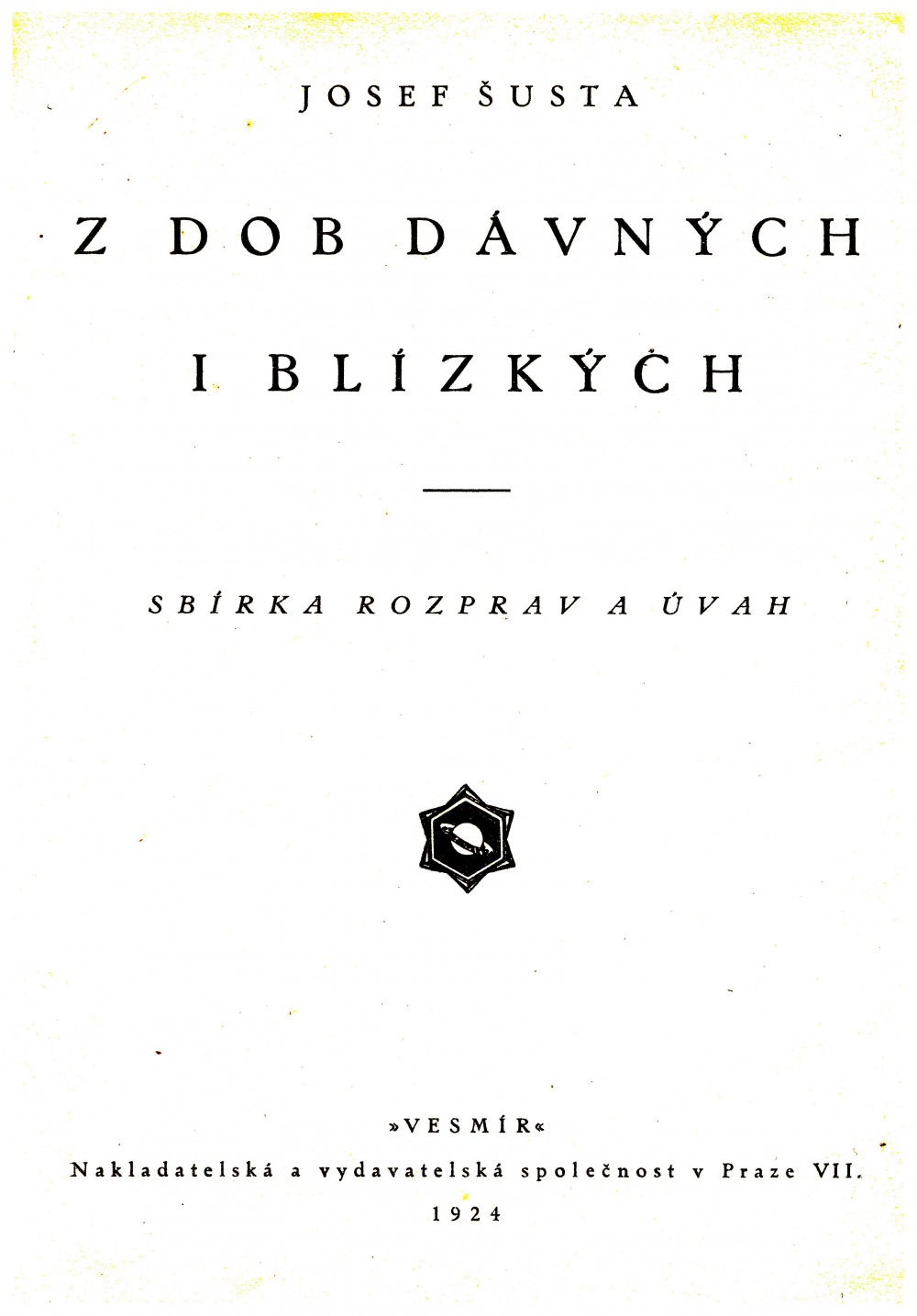 Z dob dávných i blízkých