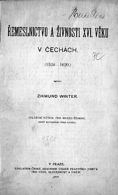 Řemeslnictvo a živnosti 16. věku v Čechách (1526-1620)