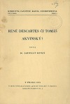René Descartes či Tomáš Akvinský? Problém poznání u Descarta s hlediska křesťanské filosofie