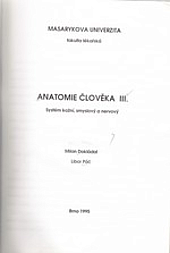 Anatomie člověka 3. systém kožní, smyslový a nervový