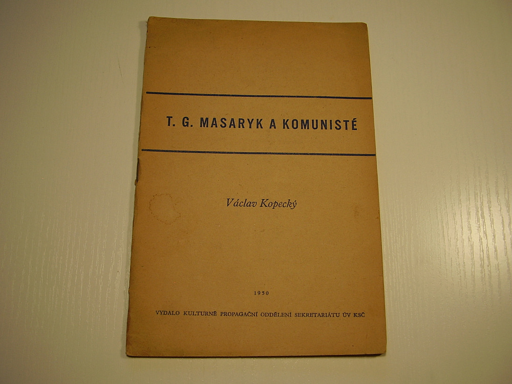 T.G. Masaryk a komunisté