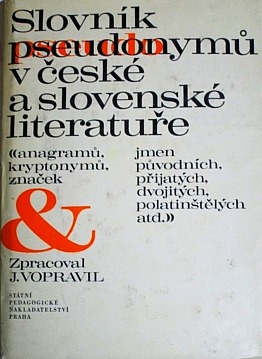 Slovník pseudonymů v české a slovenské literatuře