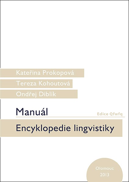 Manuál Encyklopedie lingvistiky