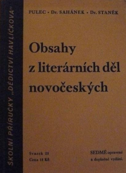 Obsahy z literárních děl novočeských