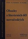 Obsahy z literárních děl novočeských